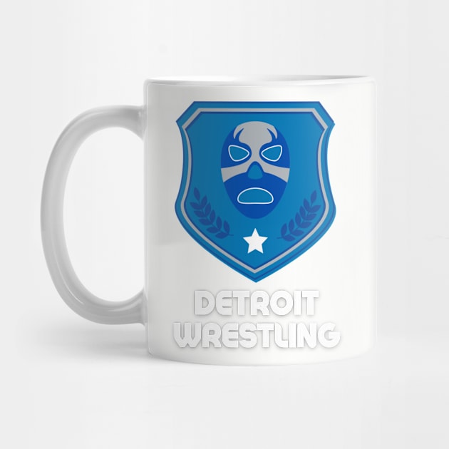 Detroit Wrestling "Hilo Blue" by DDT Shirts